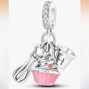 925 Bakers Delight Bracelet Charm-NEW